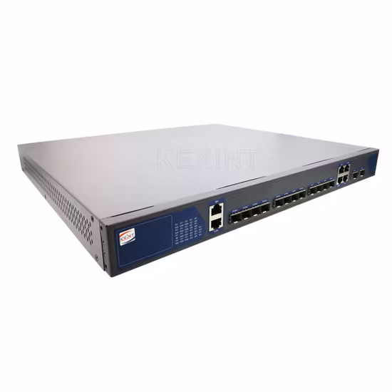 FTTH 16 Pon Ports Gpon Olt mit 2 10ge SFP+ 16 SFP Pon Ports